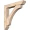 Ekena Millwork Legacy Slat Smooth Bracket w/ Offset Brace, Douglas Fir, 7 1/2"W x 42"D x 42"H BKT0806X42X42LEC06SDF - alternate 1